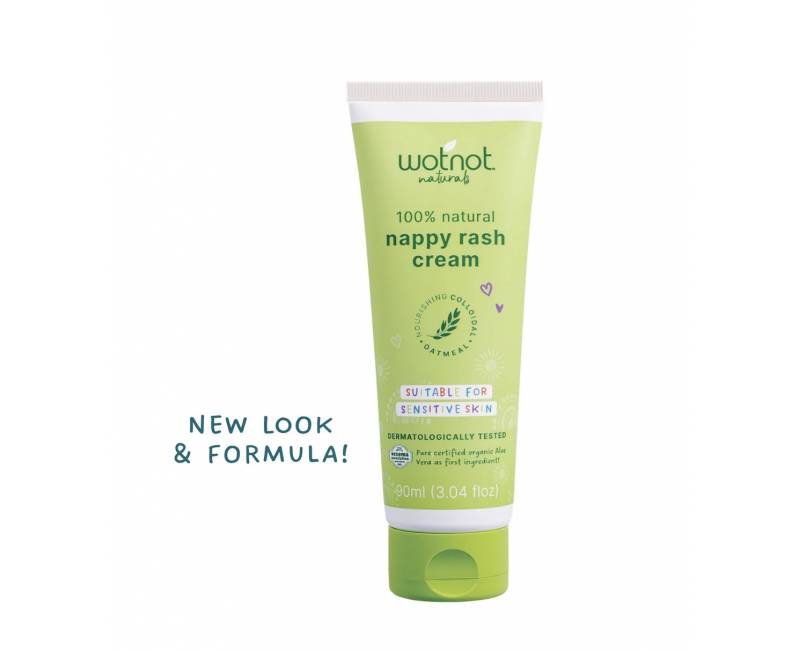 Wotnot Naturals 100% Natural baby nappy rash cream & balm (Suitable for babies & children with eczema, rosacea and psoriasis)